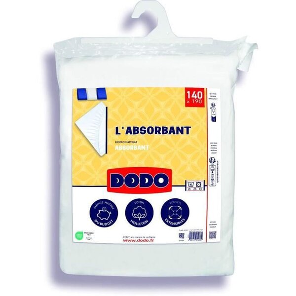 Protège matelas absorbant - 140 x 190 cm - Polyester