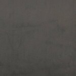 vidaXL Têtes de lit 2 Pièces Gris foncé 100x5x78/88 cm Velours