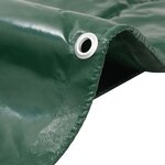 vidaXL Bâche 650 g / m² 6 x 8 m Vert