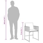 vidaXL Chaises de jardin avec coussins lot de 4 mélange beige