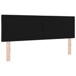 vidaXL Tête de Lit Design Blocs de Diamant Noire 144 cm Velours