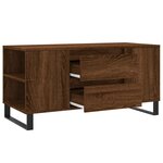 vidaXL Table basse chêne marron 102x44 5x50 cm bois d'ingénierie