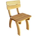 vidaXL Chaises de jardin lot de 2 Pinède imprégnée