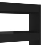 vidaXL Bibliothèque/Séparateur de pièce Noir 100x30x135 cm