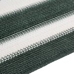 vidaXL Filet brise-vue vert et blanc 2x25 m PEHD 150 g/m²