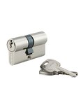 THIRARD - Cylindre de serrure  25x30mm  anti-arrachement  nickel  3 clés