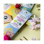 Encens indien au Patchouli 60 bâtonnets 45 min