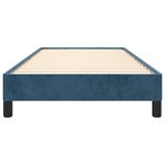 vidaXL Cadre de lit sans matelas bleu foncé 80x200 cm velours
