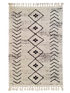 Tapis de salon ASSILA 160 x 230 cm - Blanc