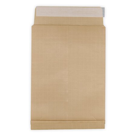 Lot de 100 enveloppes pochettes kraft armé à soufflet marron 229 x 324 + 30 mm