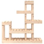 vidaXL Support à plantes 92x25x97 cm Bois massif de pin