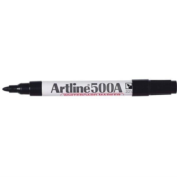 Marqueur '500A' effaçable à sec pointe conique 2 mm noir ARTLINE