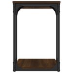 vidaXL Table d'appoint Chêne marron 50x35x52 cm Bois d'ingénierie