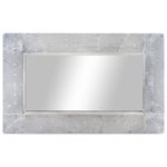 vidaXL Miroir de style aviation 80x50 cm Métal
