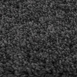 Tapis shaggy vidaXL avec fond en latex gris foncé 240x340 cm