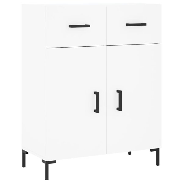 vidaXL Buffet blanc 69 5x34x90 cm bois d'ingénierie