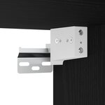 vidaXL Highboard Chêne Noir Bois d'ingénierie