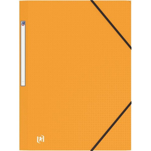 Chemise pp 3 rabats à élastiques 24 x 32 cm Oxford Memphis jaune