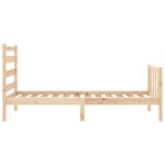 vidaXL Cadre de lit sans matelas 100x200 cm bois massif de pin
