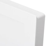 vidaXL Niche de douche avec 3 compartiments Blanc mat 41x99x9 cm