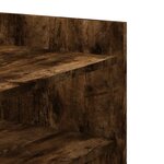 vidaXL Table basse chêne fumé 80x50x50 cm bois d'ingénierie