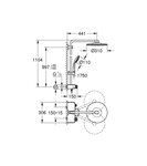 Grohe colonne de douche avec mitigeur thermostatique euphoria smartcontrol 310 duo 26507000