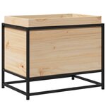 vidaXL Jardinière 60x40x50 cm bois de pin massif