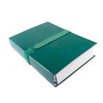 Chemise Dos Extensible Balacron Et Sangle Scratch. - Vert Foncé - X 10 - Exacompta