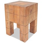vidaXL Tabouret Bois de récupération massif