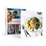 SMARTBOX - Coffret Cadeau Panier à cuisiner Recettes et Cabas pour 4 personnes avec 3 délicieuses recettes et une option gourmande au choix -  Gastronomie