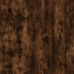 vidaXL Bibliothèque 4 niveaux Chêne fumé 40x24x143cm Bois d'ingénierie