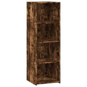 vidaXL Buffet chêne fumé 40x41x124 cm bois d'ingénierie