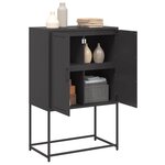 vidaXL Meuble TV vert olive 100 5x39x60 5 cm acier