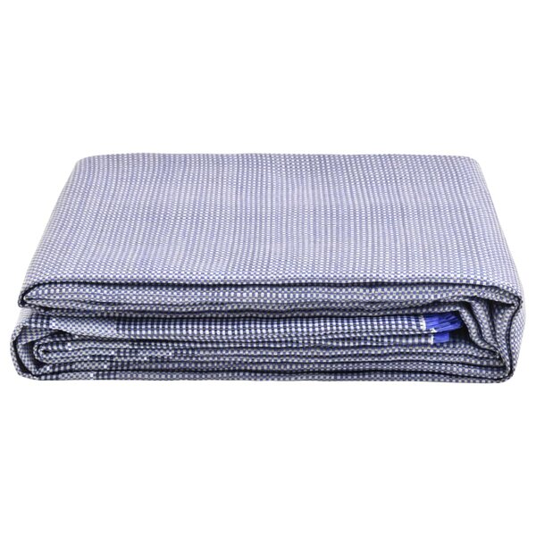 vidaXL Tapis de tente 700x300 cm Bleu