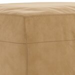 vidaXL Ensemble de canapés 3 Pièces avec coussins Marron Velours
