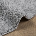 vidaXL Tapis shaggy PAMPLONA poils longs moderne gris Ø 80 cm