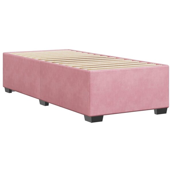 vidaXL Cadre de lit sans matelas rose 80x200 cm velours