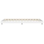vidaXL Cadre de lit sans matelas blanc 75x190 cm bois d'ingénierie