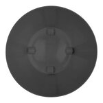 Brussels Pot de fleurs rond Roues 40 - Noir Ø 39 x 37 cm