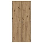 vidaXL Cabinet à chaussures en chêne artisan 80x39x180 cm en bois d'ingénierie