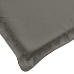 vidaXL Coussin de chaise longue gris foncé mélangé (75+105)x50x3 cm