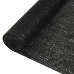 vidaXL Filet brise-vue Noir 3 6x25 m PEHD 150 g/m²