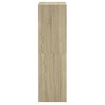 vidaXL Armoire à chaussures chêne sonoma 60x34x116cm Bois d'ingénierie