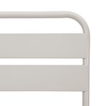 vidaXL Chaises de jardin pliantes 2 Pièces Beiges 42x52x82 cm Acier enduit de poudre