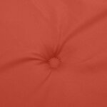 vidaXL Coussin de banc de jardin rouge mélangé 150x50x7 cm tissu