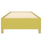 vidaXL Cadre de lit Vert 80x200 cm Tissu