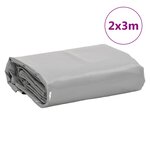 vidaXL Bâche gris 2x3 m 650 g/m²