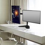 Support de bureau Ewent pour 2 écrans jusqu'à 32" - VESA Max 100x100 - Noir
