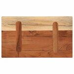 vidaXL Dessus de table 50x40x2 5 cm rectangulaire bois massif d'acacia