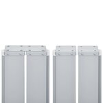vidaXL Auvent latéral rétractable Marron 140x600 cm